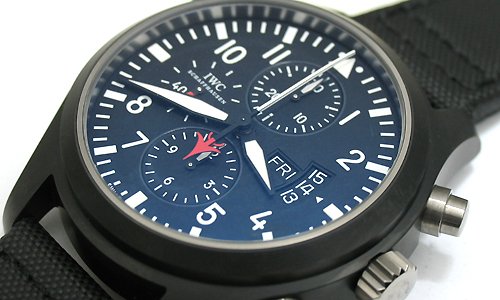 IWC パイロットウォッチ ダブルクロノグラフ・トップガン IW379901